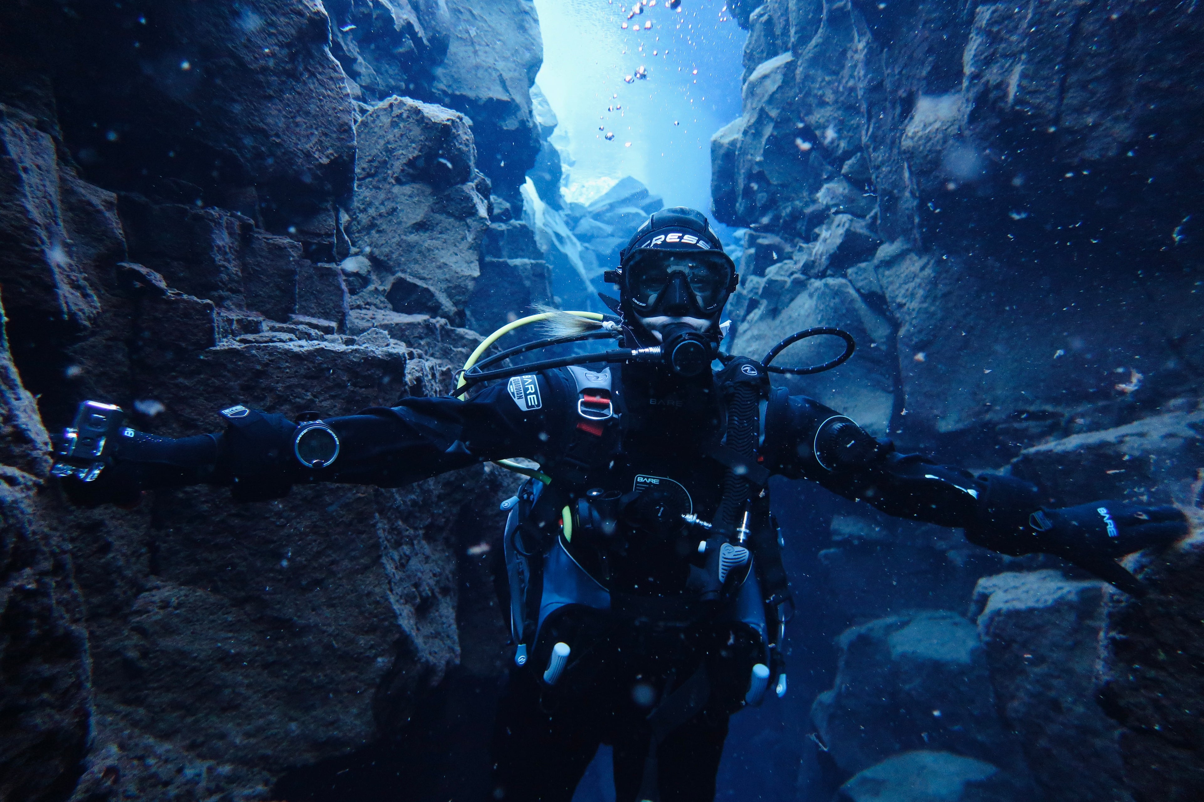 Between continental plates - Silfra